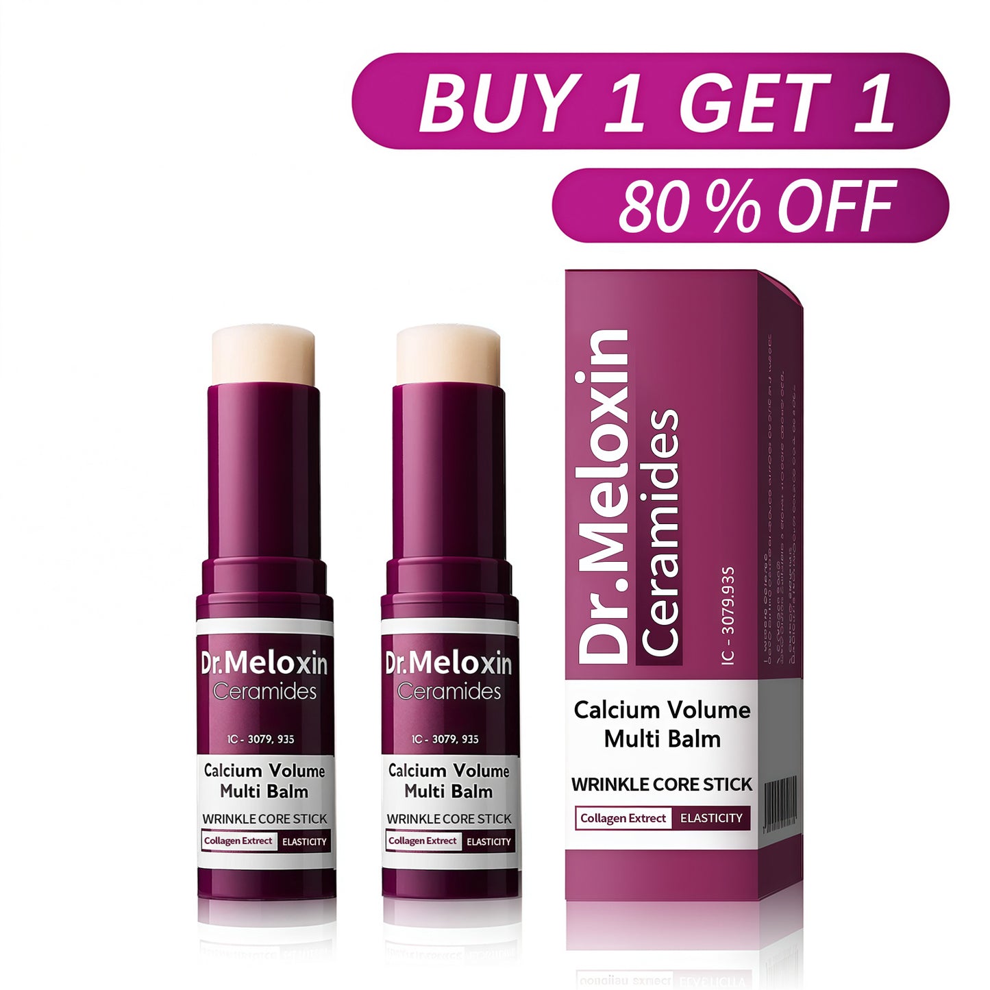 [Dr.Meloxin Official] 80%OFF | Ceramides Calcium Multi Balm | Anti-aging, Sagging, Wrinkles