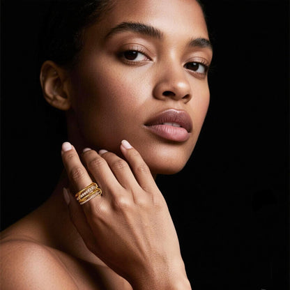 Eternity rings, interlocking rings, intertwined emotions, representing never separation, love rings