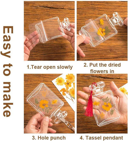 LAST DAY 85% OFF🔥Transparent Dried Flower Bookmarks