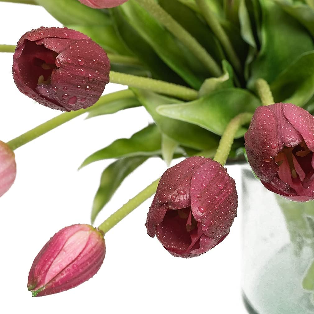 On Sale🔥Artificial Tulips Flowers - Real Touch Latex Bouquet - UV resistant, Waterproof,Windproof