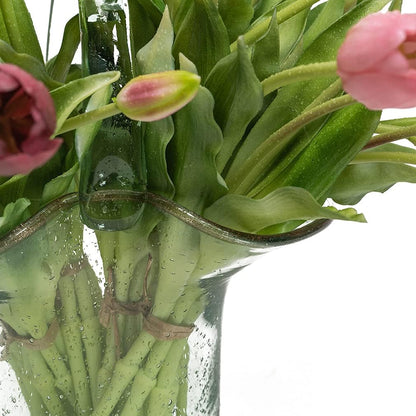 On Sale🔥Artificial Tulips Flowers - Real Touch Latex Bouquet - UV resistant, Waterproof,Windproof